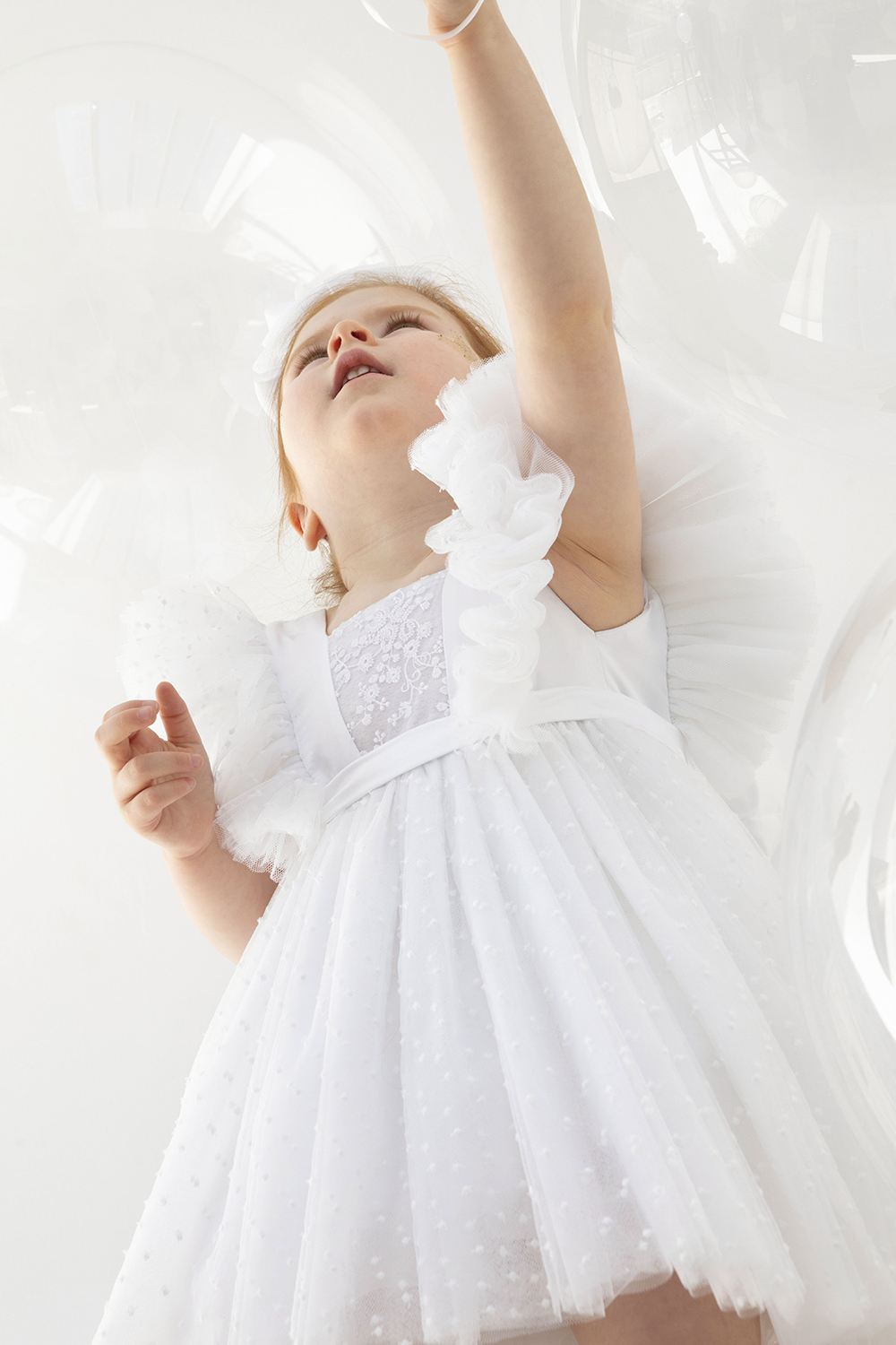 BAMBOLINO - Βαπτιστικό Φόρεμα Marilyn 