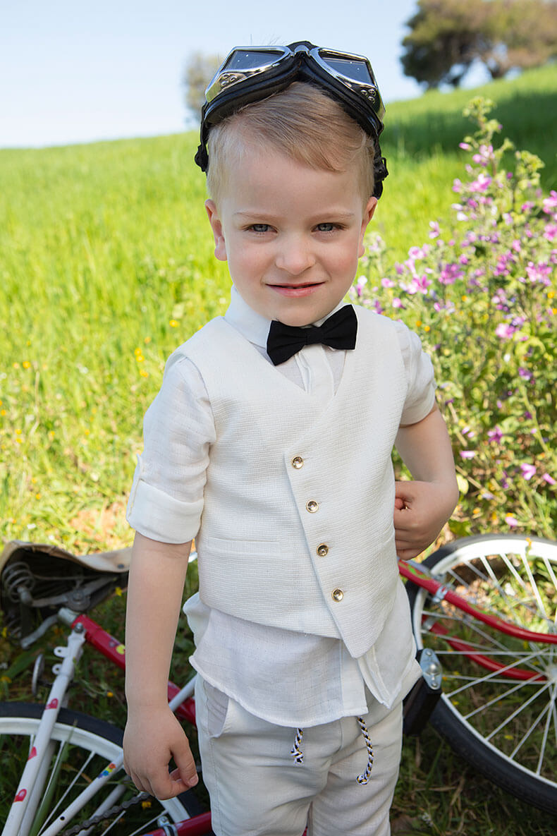 BAMBOLINO - Βαπτιστικό Κοστούμι Oscar 