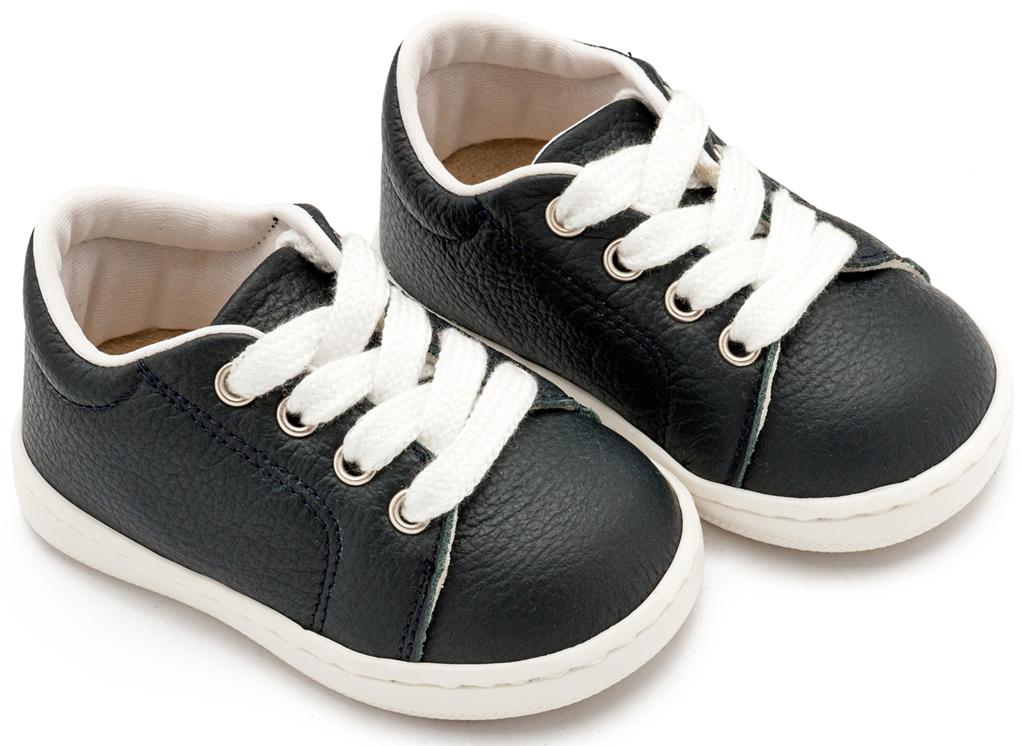 BABYWALKER - Δερμάτινο Δετό Sneakers 