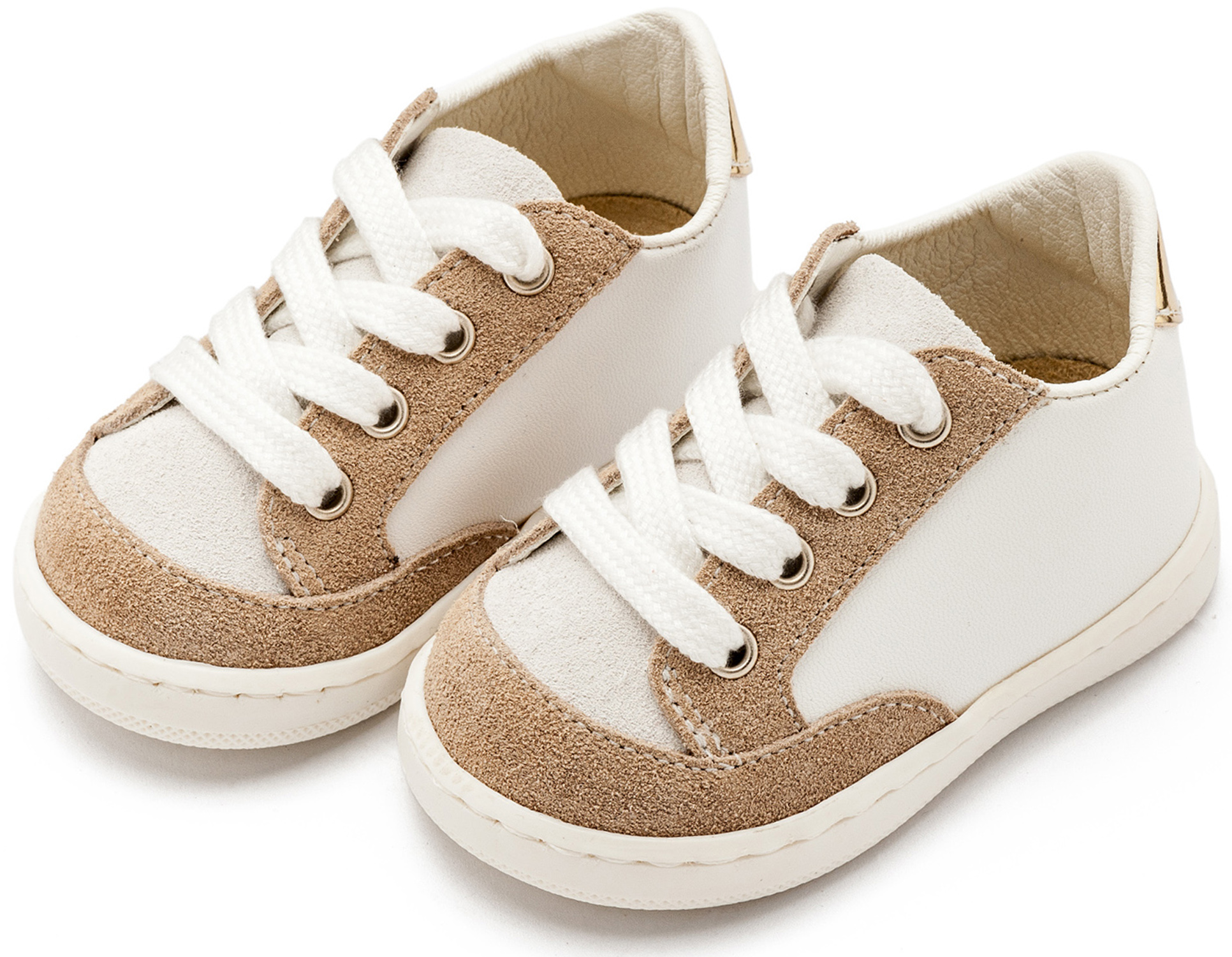 BABYWALKER - Δερμάτινο Δετό Sneakers 