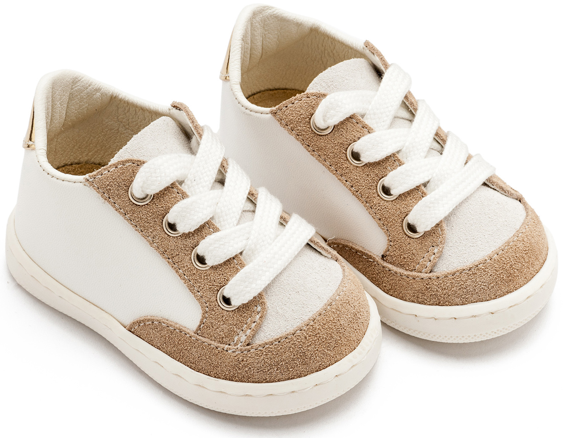 BABYWALKER - Δερμάτινο Δετό Sneakers 