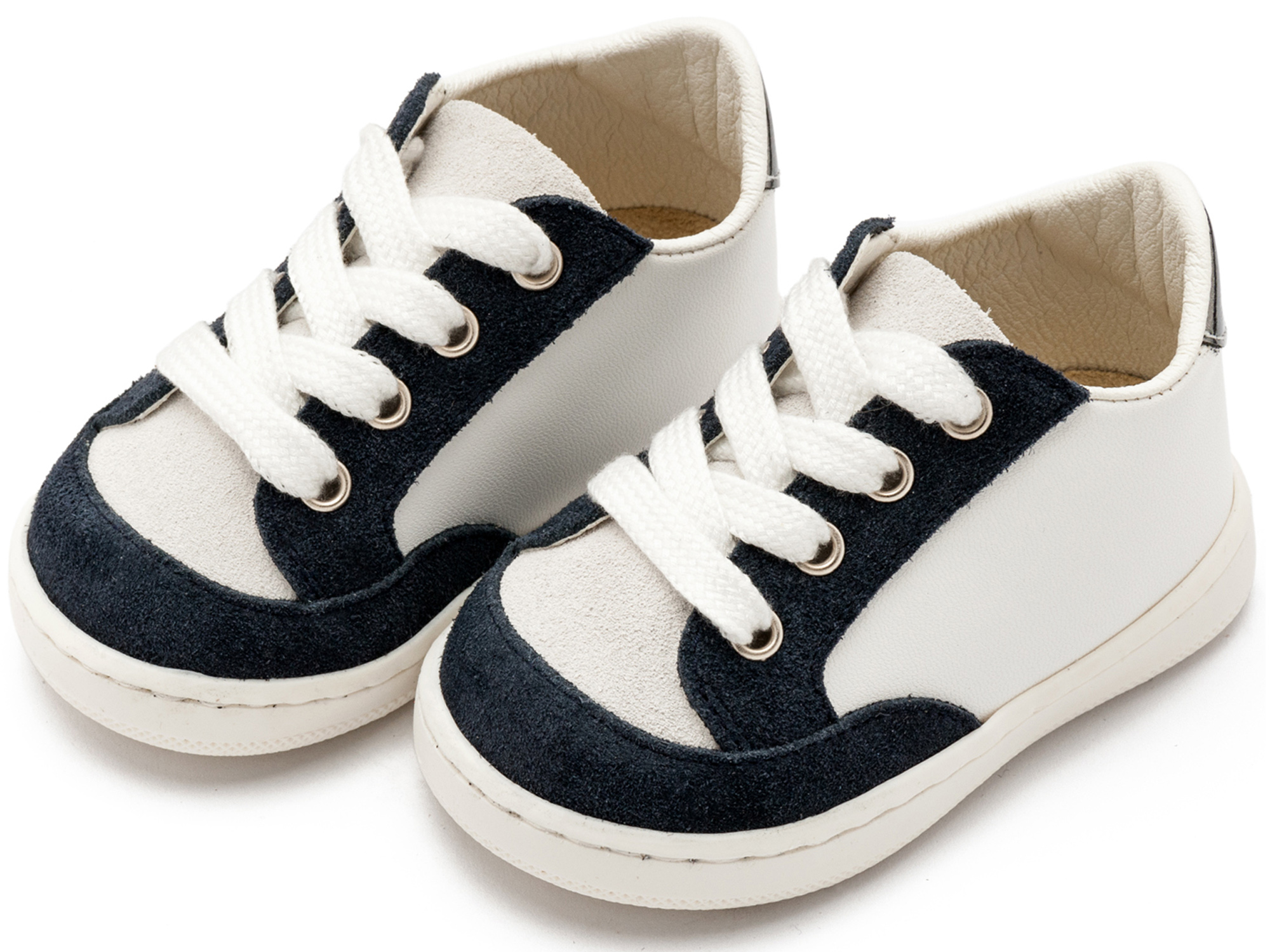 BABYWALKER - Δερμάτινο Δετό Sneakers 