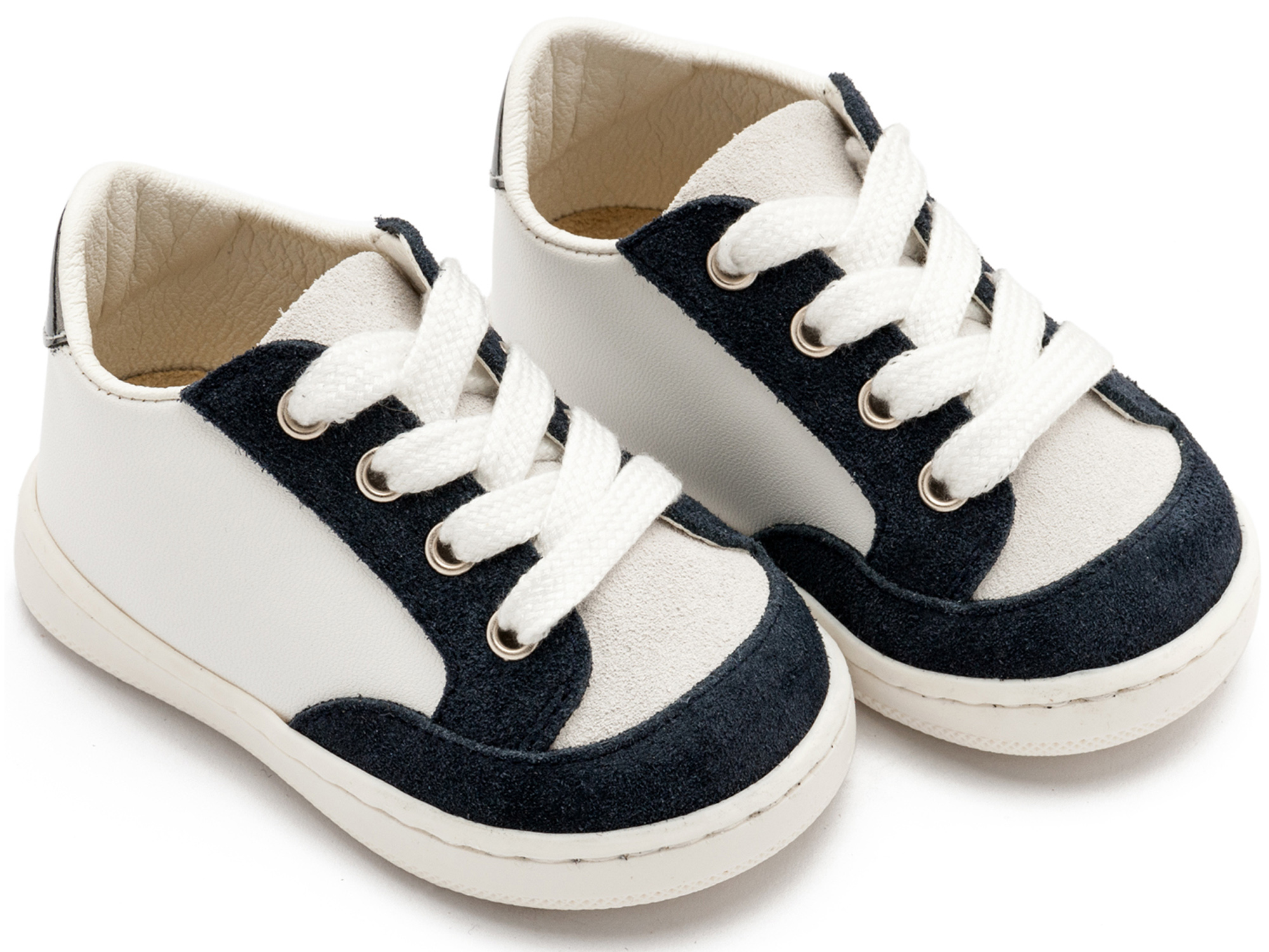 BABYWALKER - Δερμάτινο Δετό Sneakers 