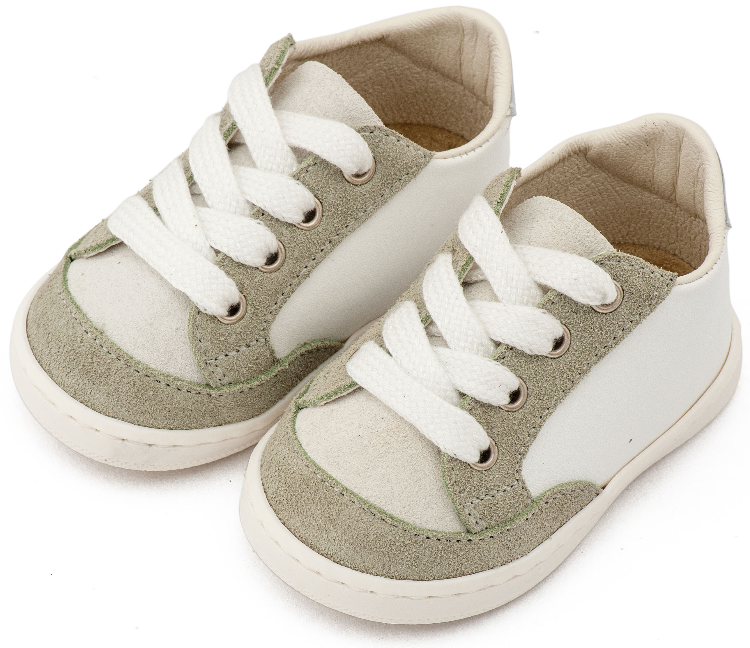 BABYWALKER - Δερμάτινο Δετό Sneakers 