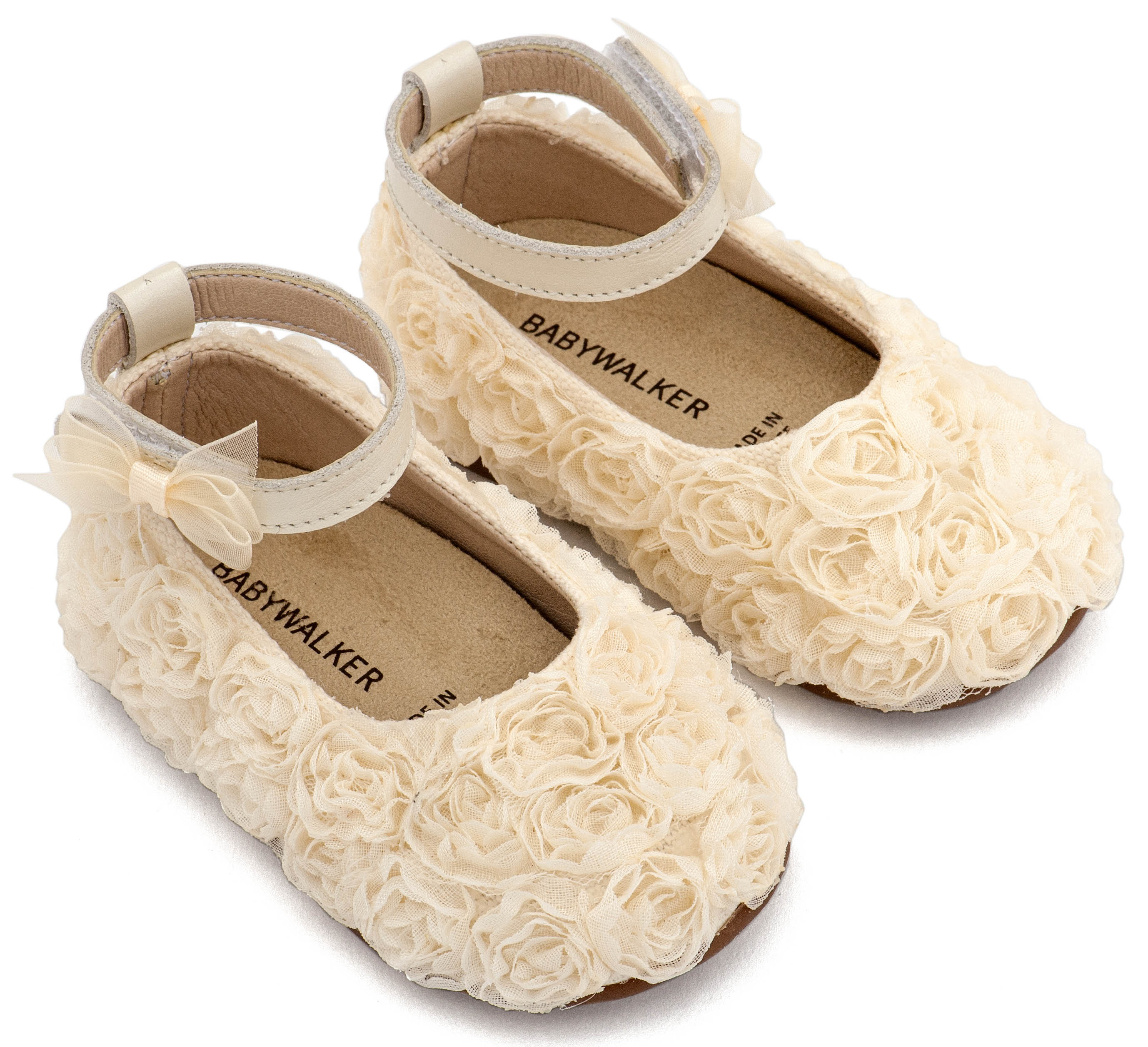 Μπαλαρίνα Διακοσμημένη με Chiffon Λουλούδια