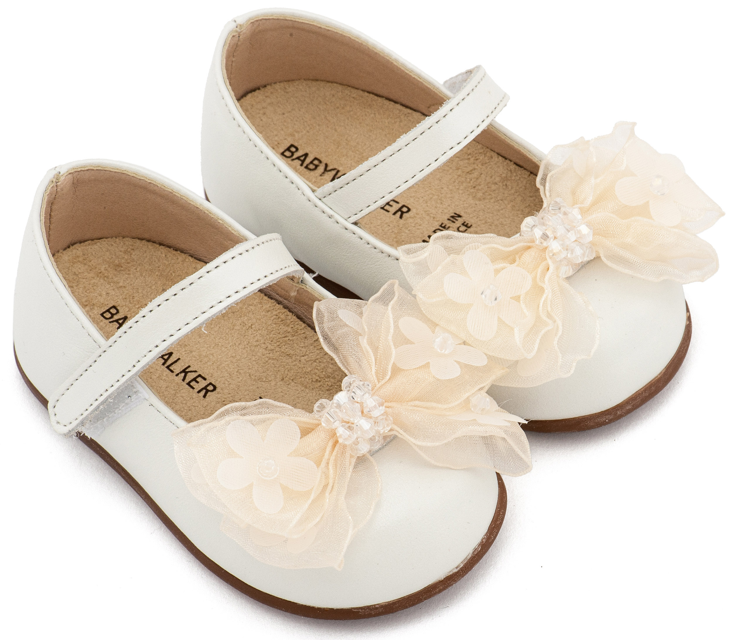 Γοβάκι Μονή Μπαρέτα Φιογκάκι Οργάντζας 