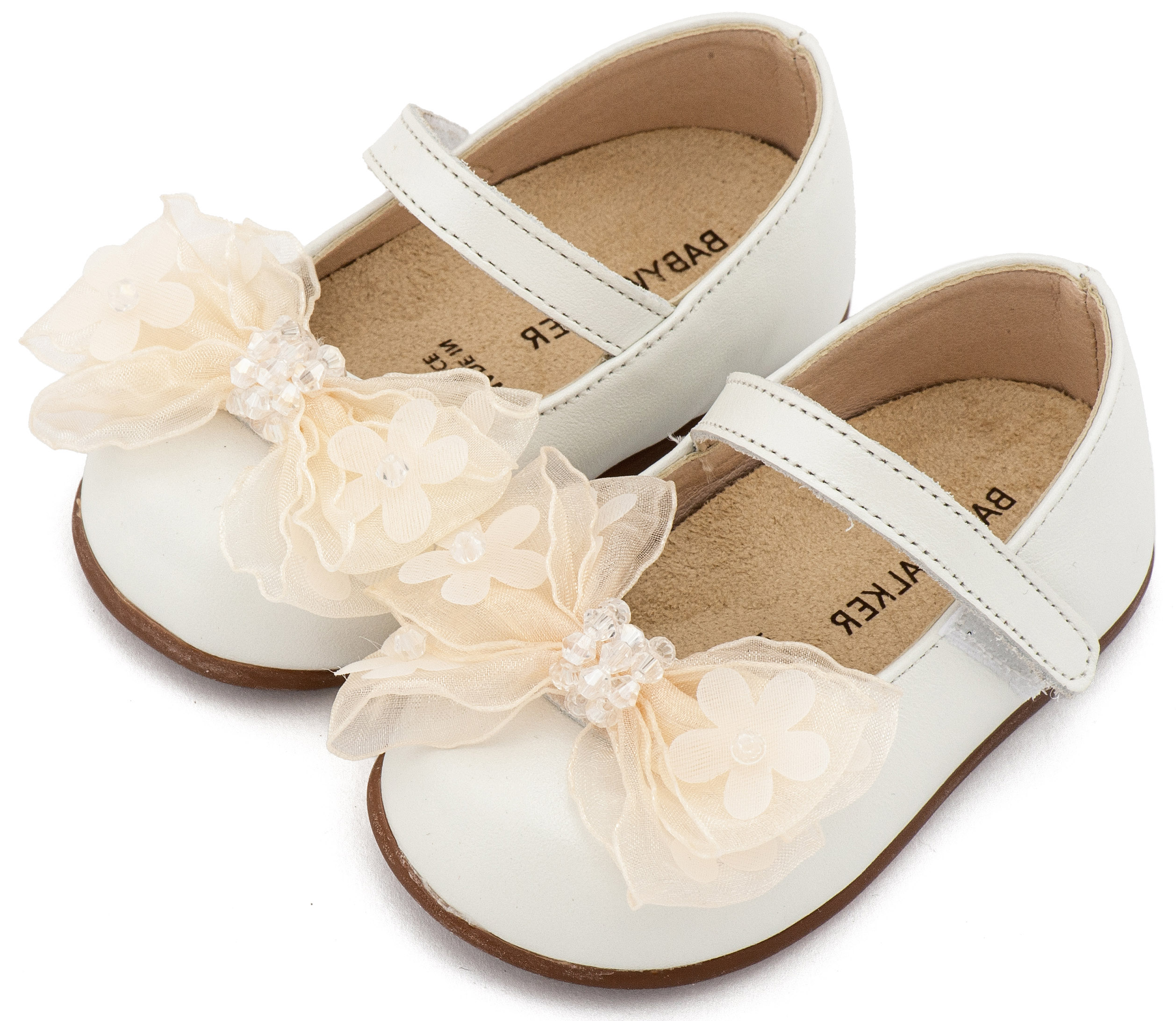 BABYWALKER - Γοβάκι Μονή Μπαρέτα Φιογκάκι Οργάντζας 