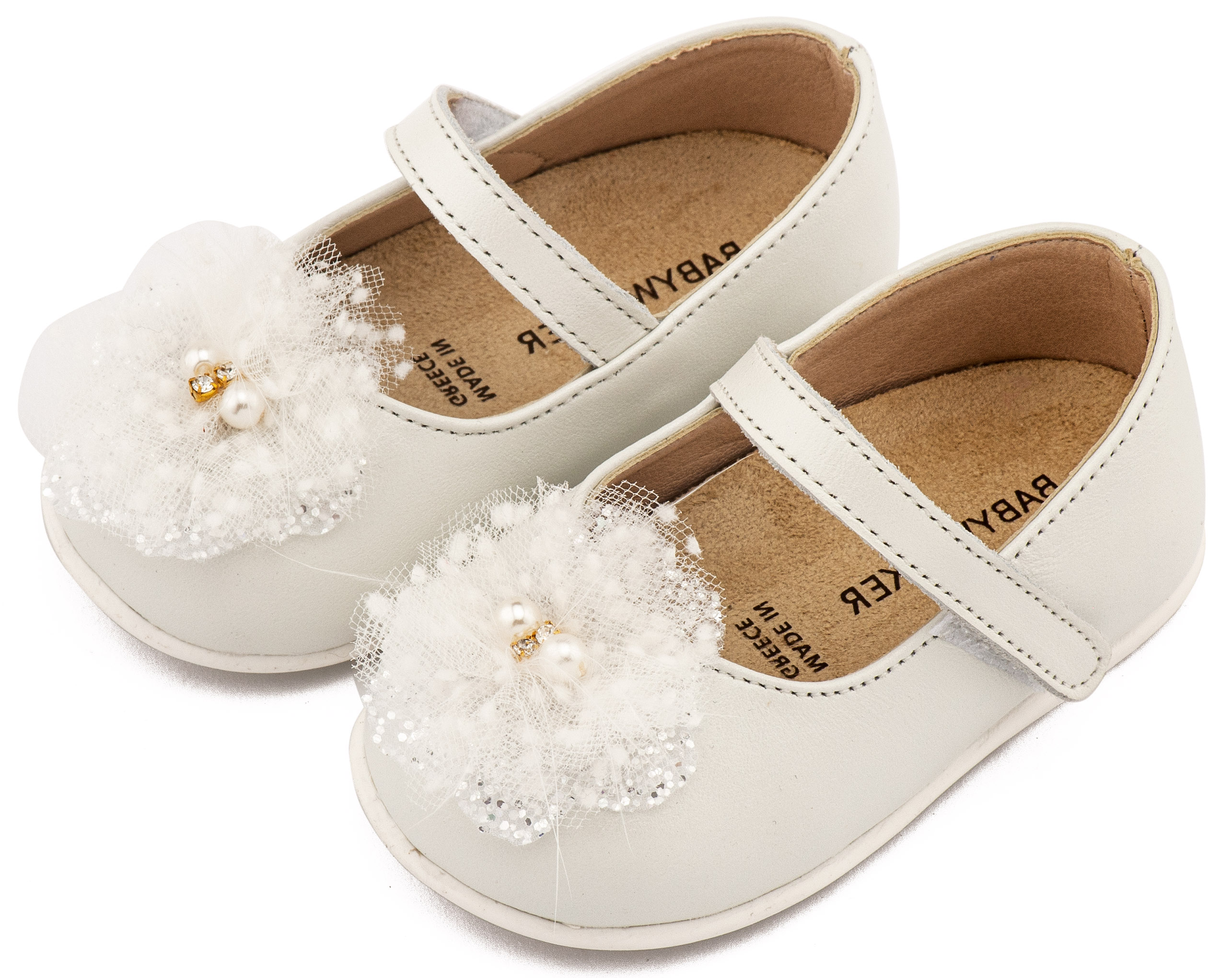 BABYWALKER - Γοβάκι Μονή Μπαρέτα Χειροποίητο Διακοσμητικό από Τούλι