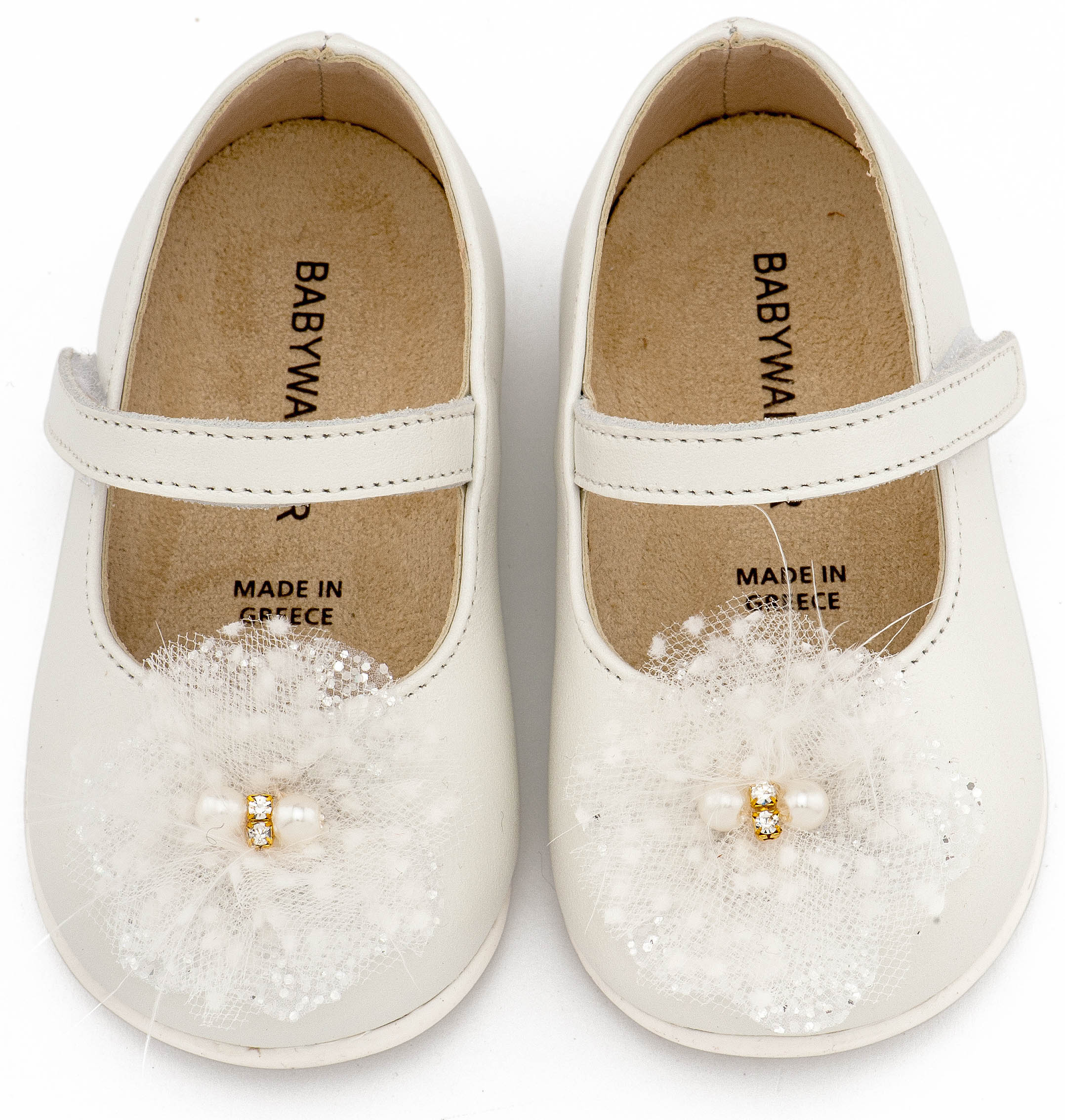 BABYWALKER - Γοβάκι Μονή Μπαρέτα Χειροποίητο Διακοσμητικό από Τούλι