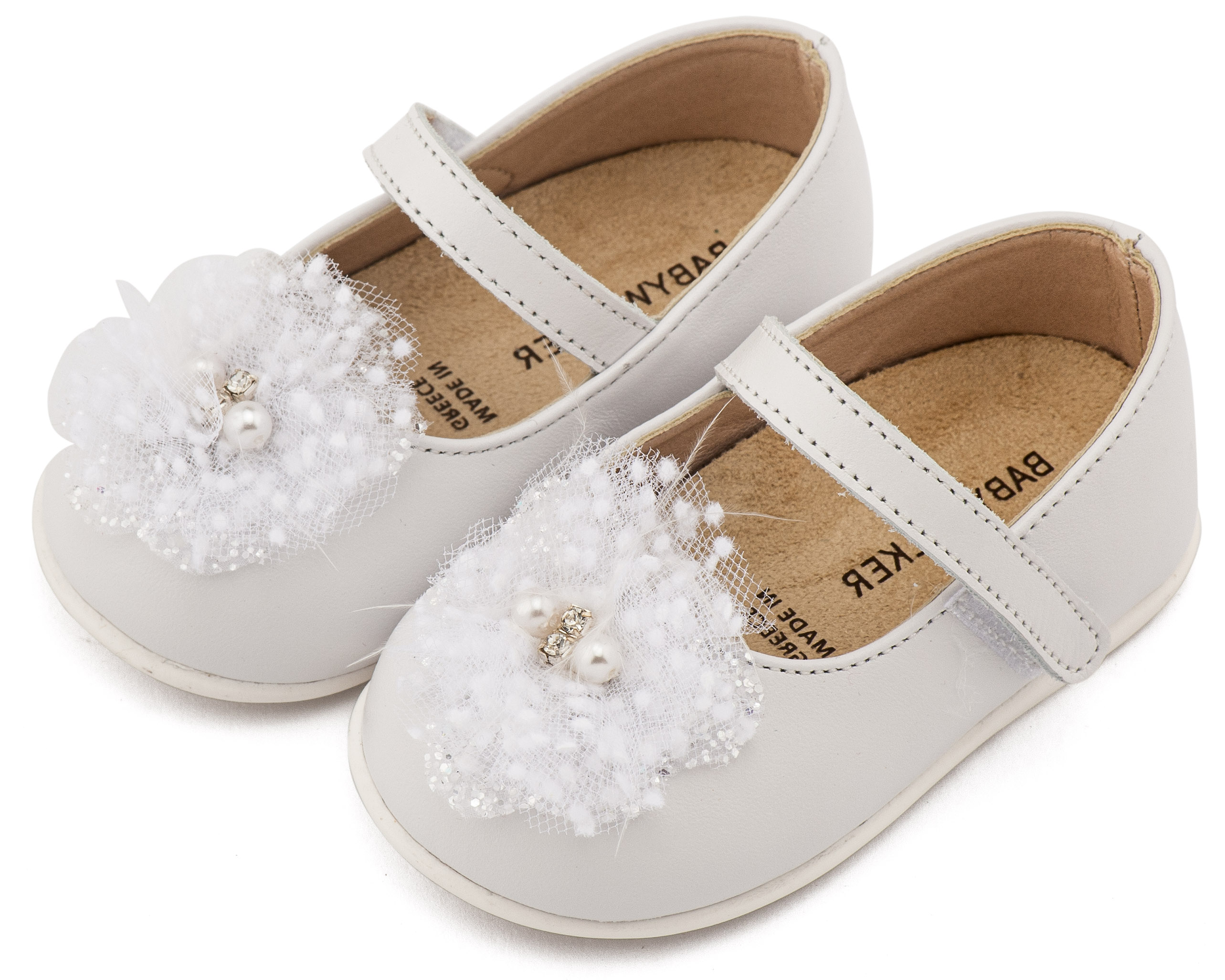 BABYWALKER - Γοβάκι Μονή Μπαρέτα Χειροποίητο Διακοσμητικό από Τούλι