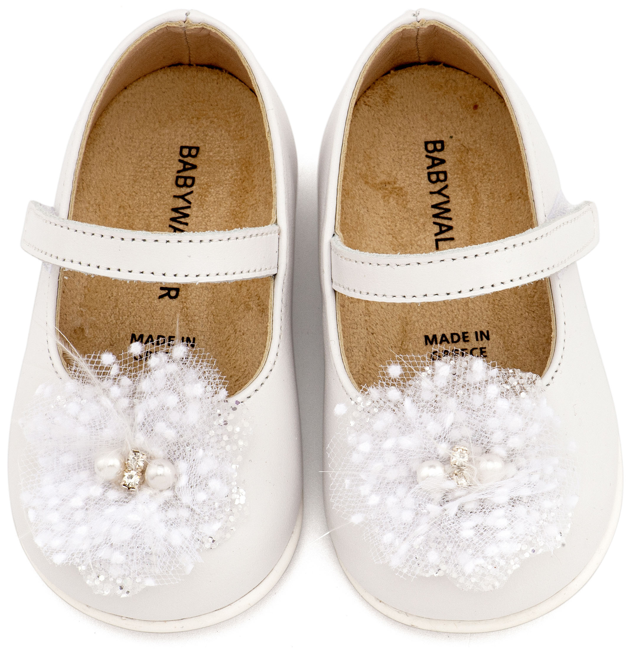 BABYWALKER - Γοβάκι Μονή Μπαρέτα Χειροποίητο Διακοσμητικό από Τούλι