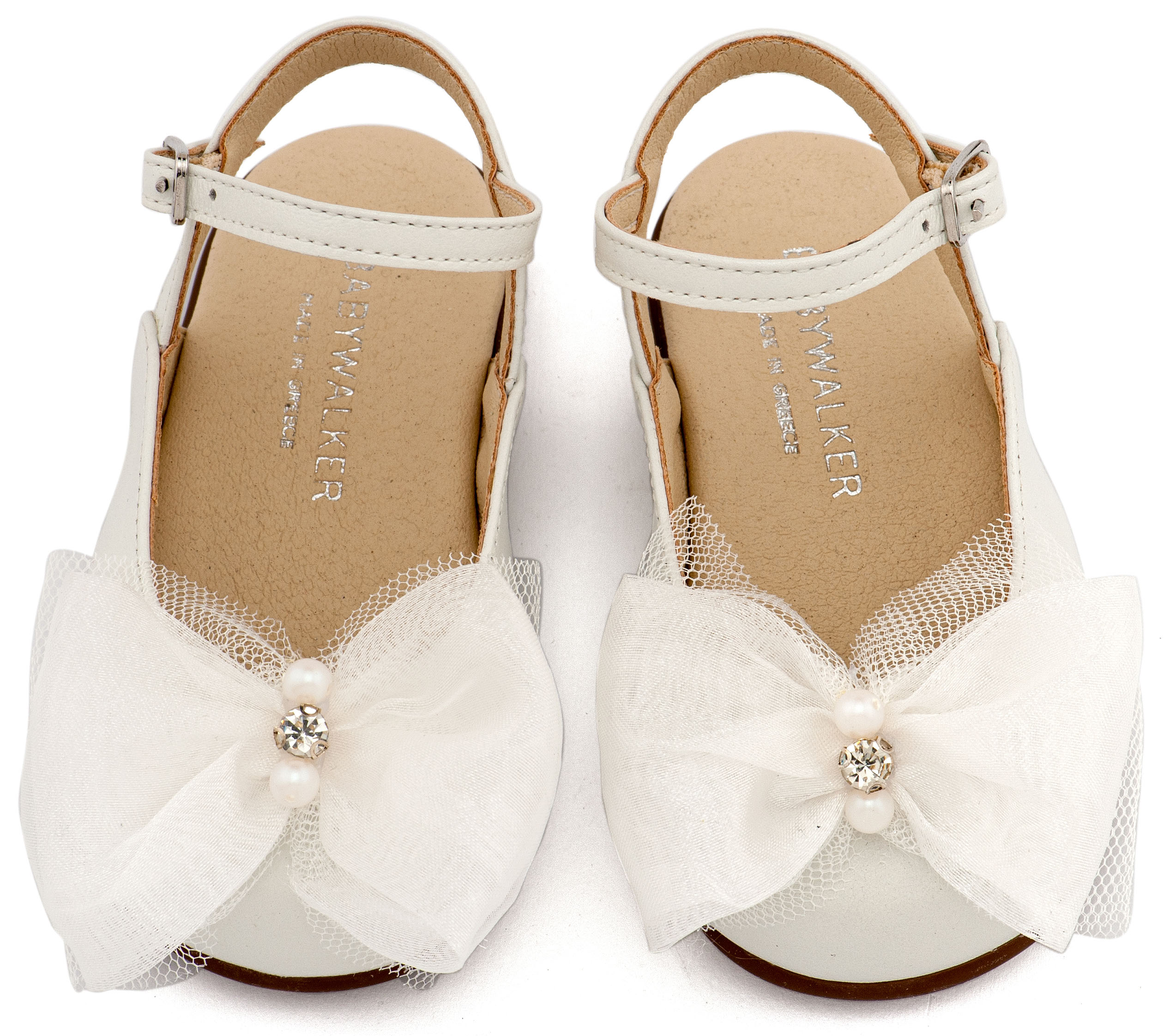 BABYWALKER - Γαλλικό Σαμπό Διακοσμημένο με Φιόγκο Οργάντζας και Στρας 