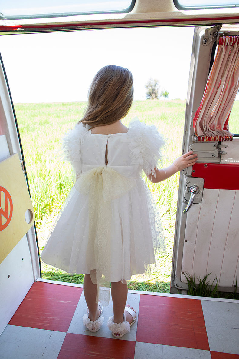 BAMBOLINO - Βαπτιστικό Φόρεμα Poliniki 