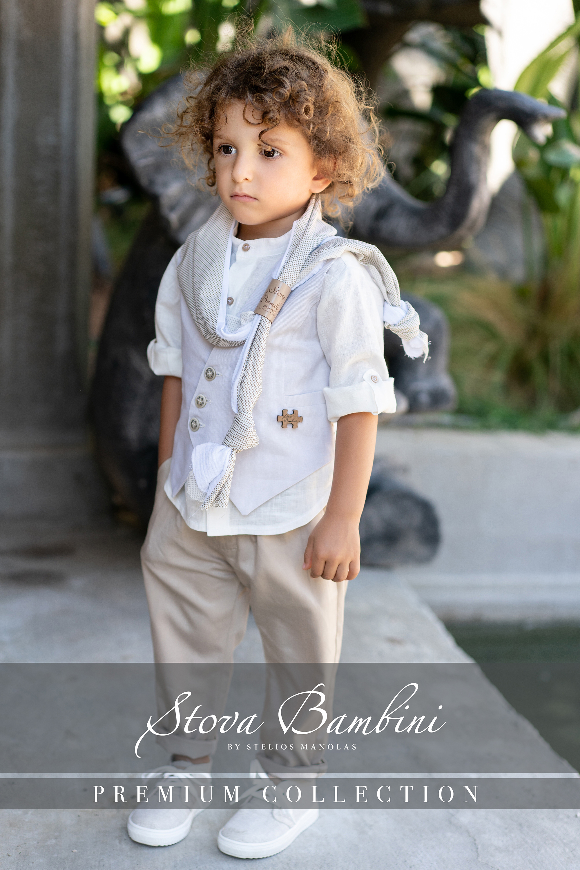 STOVA BAMBINI - Μοναδικό γιλέκο σε γήινες αποχρώσεις