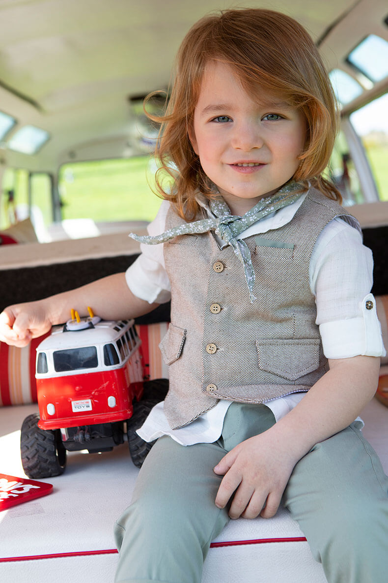 BAMBOLINO - Βαπτιστικό Κοστούμι Robin 