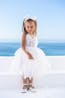 STOVA BAMBINI - Βαπτιστικό φόρεμα με διαφάνειες 