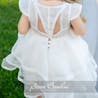 STOVA BAMBINI - Υπέροχο βαπτιστικό φόρεμα, με μετάξι και τούλι