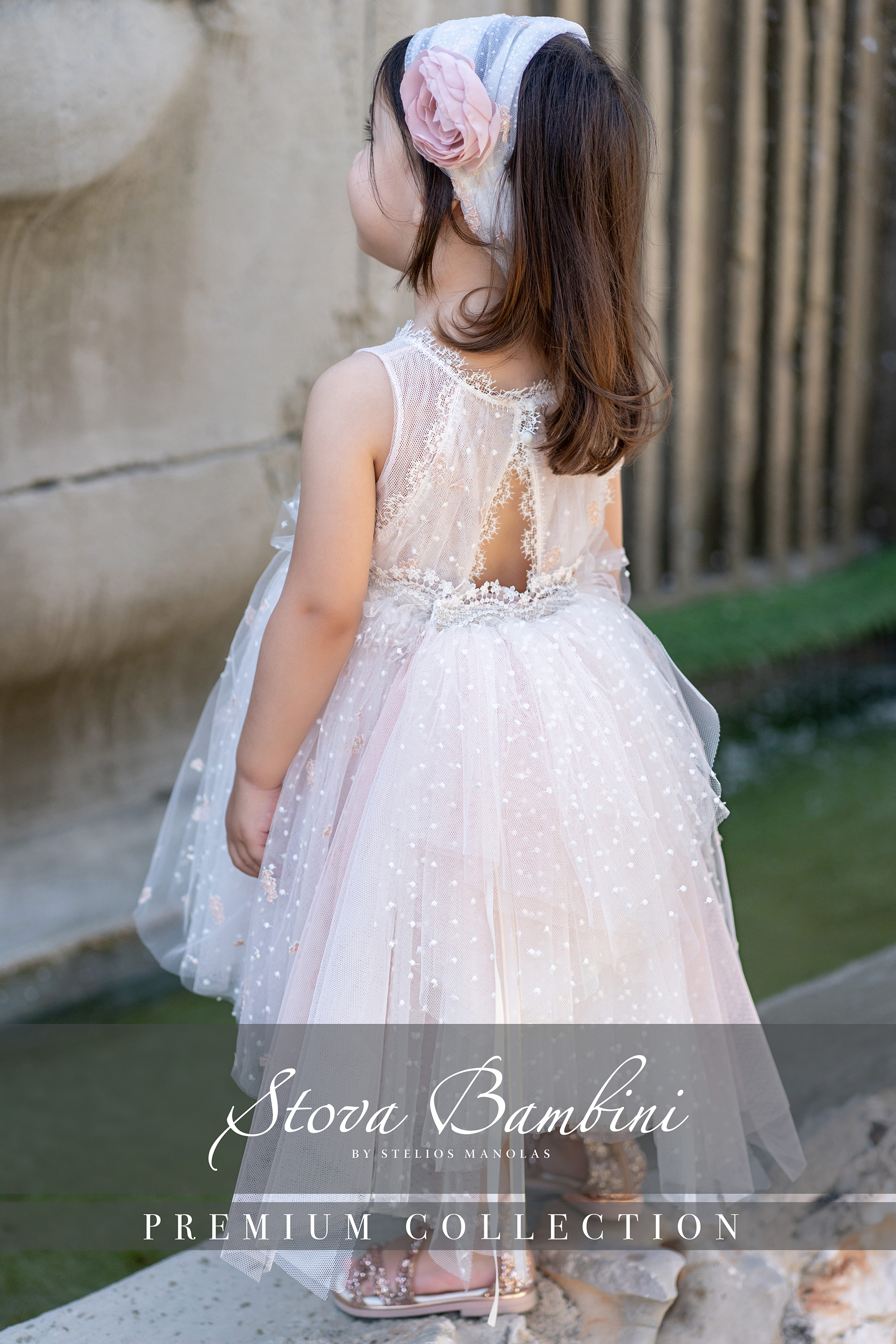 STOVA BAMBINI - Αέρινο βαπτιστικό φόρεμα