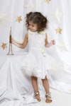 LEILΑ Λευκό Βαμβακερό Φόρεμα
