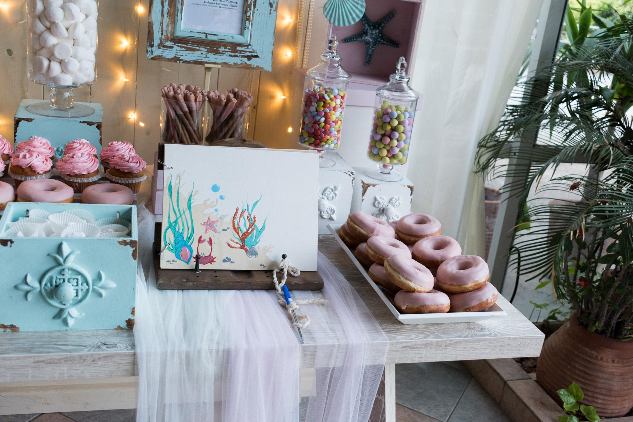 Η βάπτιση της Μαίρης με θέμα την Γοργόνα