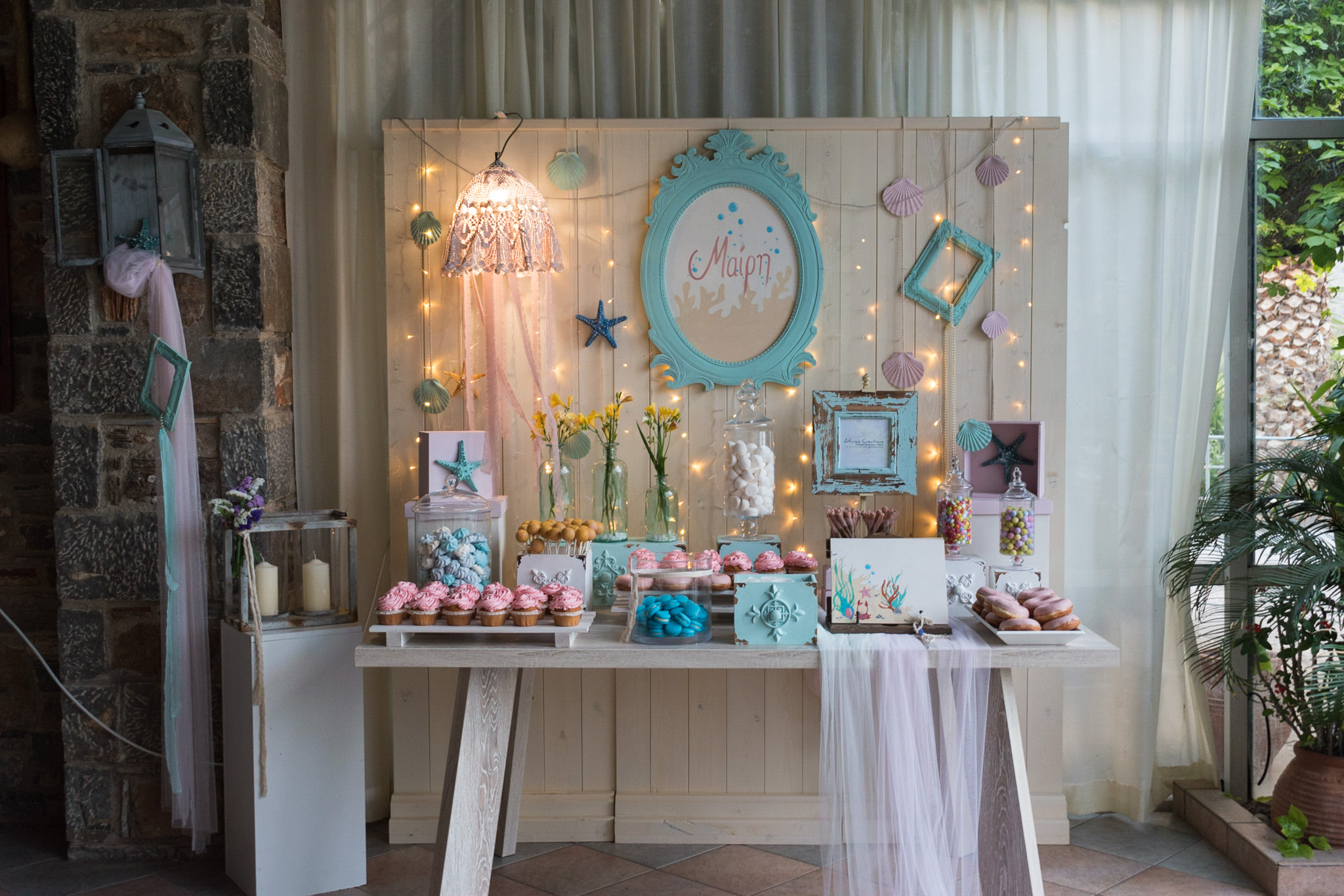 Η βάπτιση της Μαίρης με θέμα την Γοργόνα