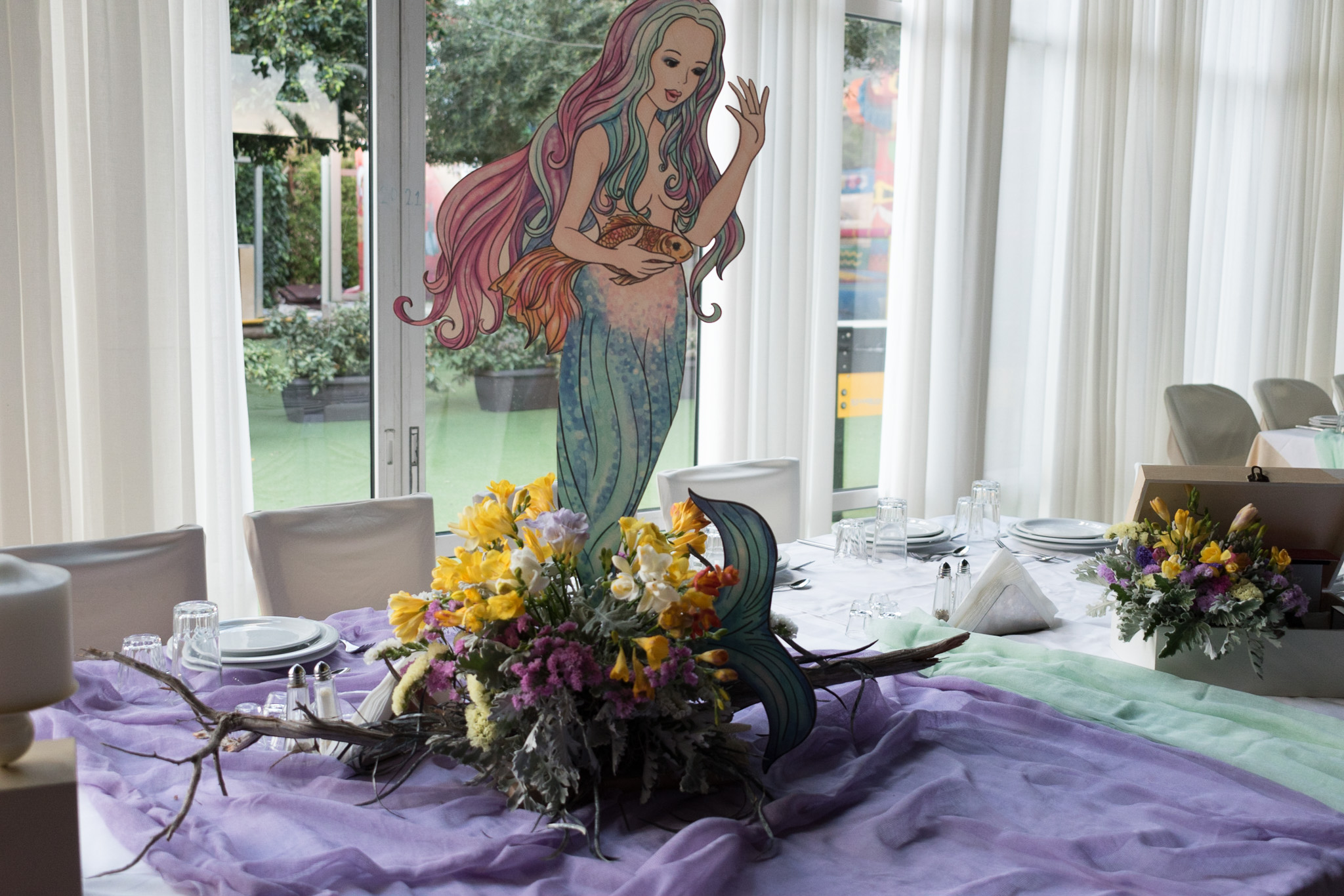 Η βάπτιση της Μαίρης με θέμα την Γοργόνα