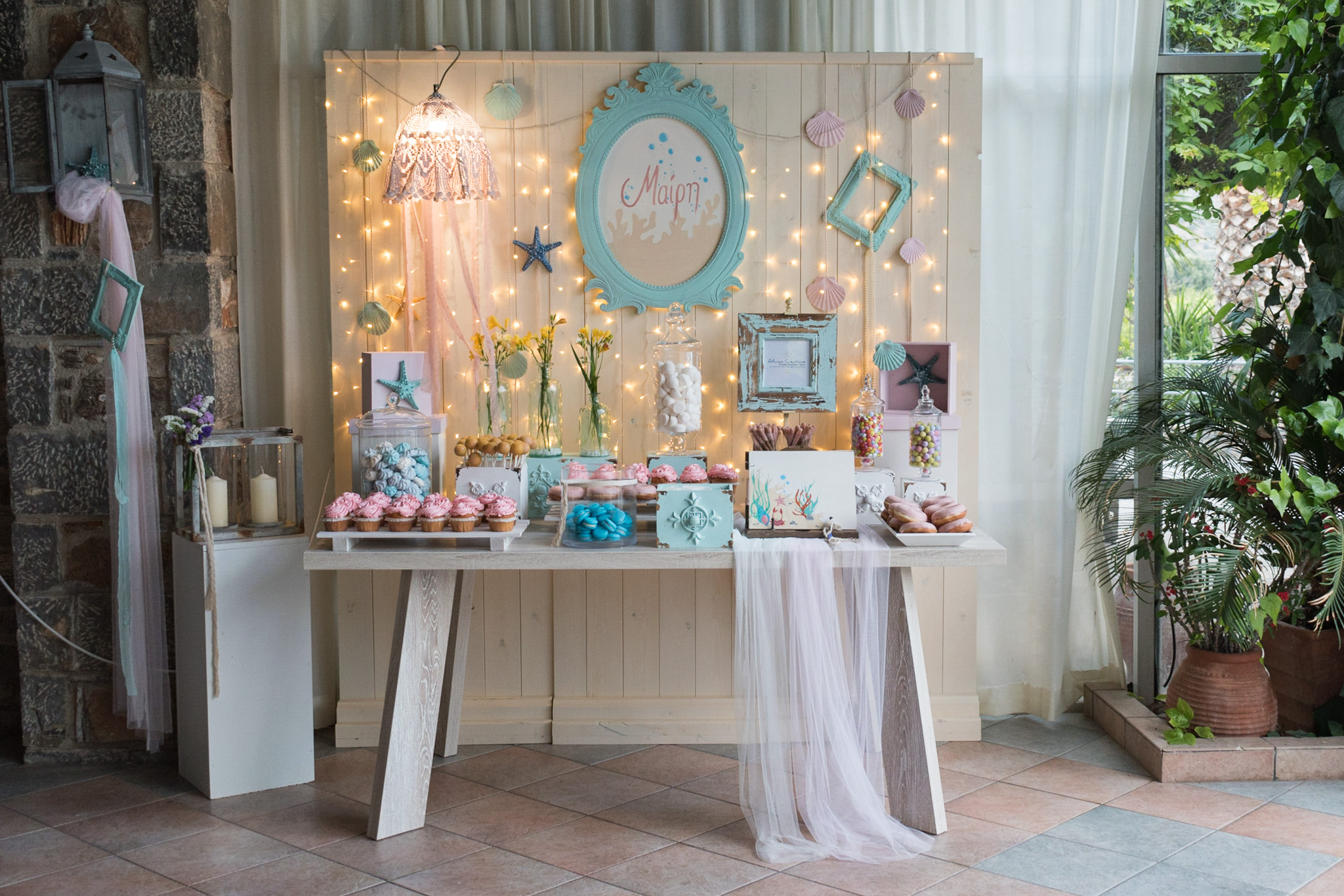 Η βάπτιση της Μαίρης με θέμα την Γοργόνα