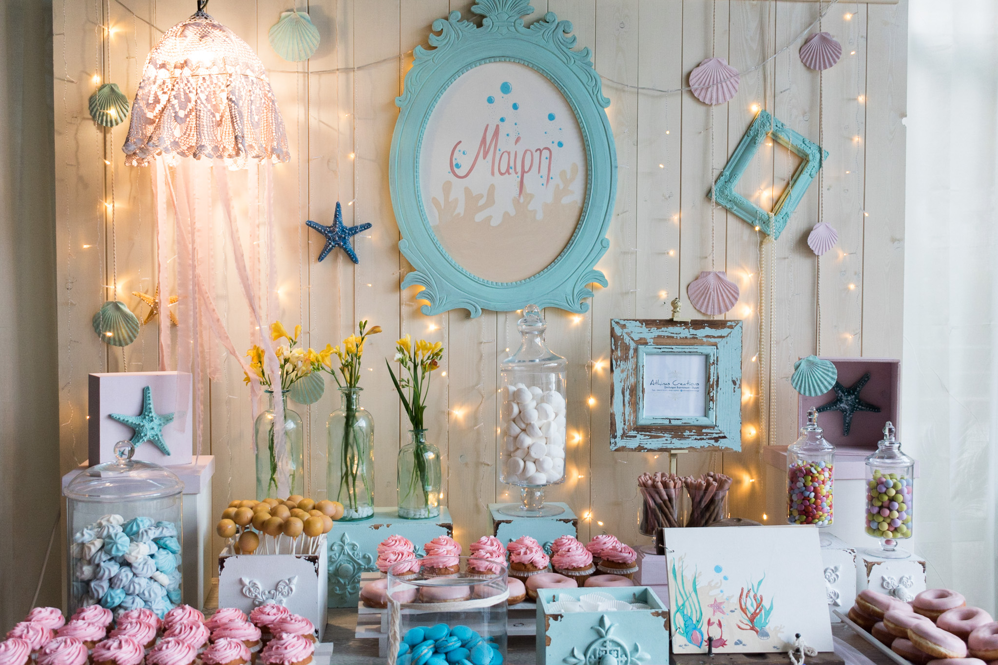 Η βάπτιση της Μαίρης με θέμα την Γοργόνα