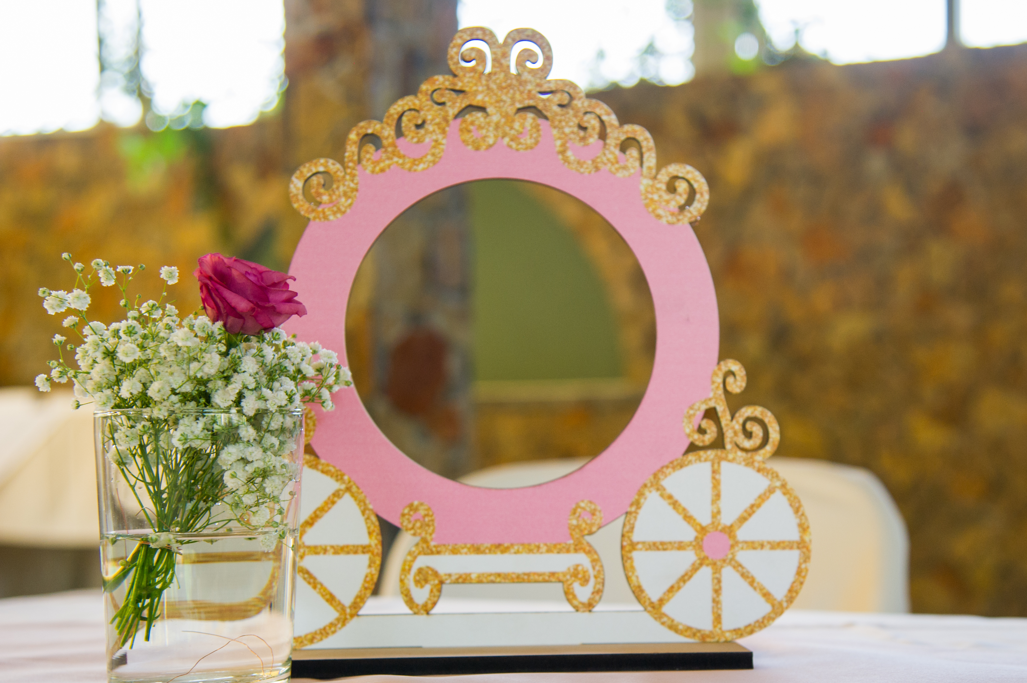 Η βάπτιση της Μαρίας με θέμα την Πριγκίπισσα