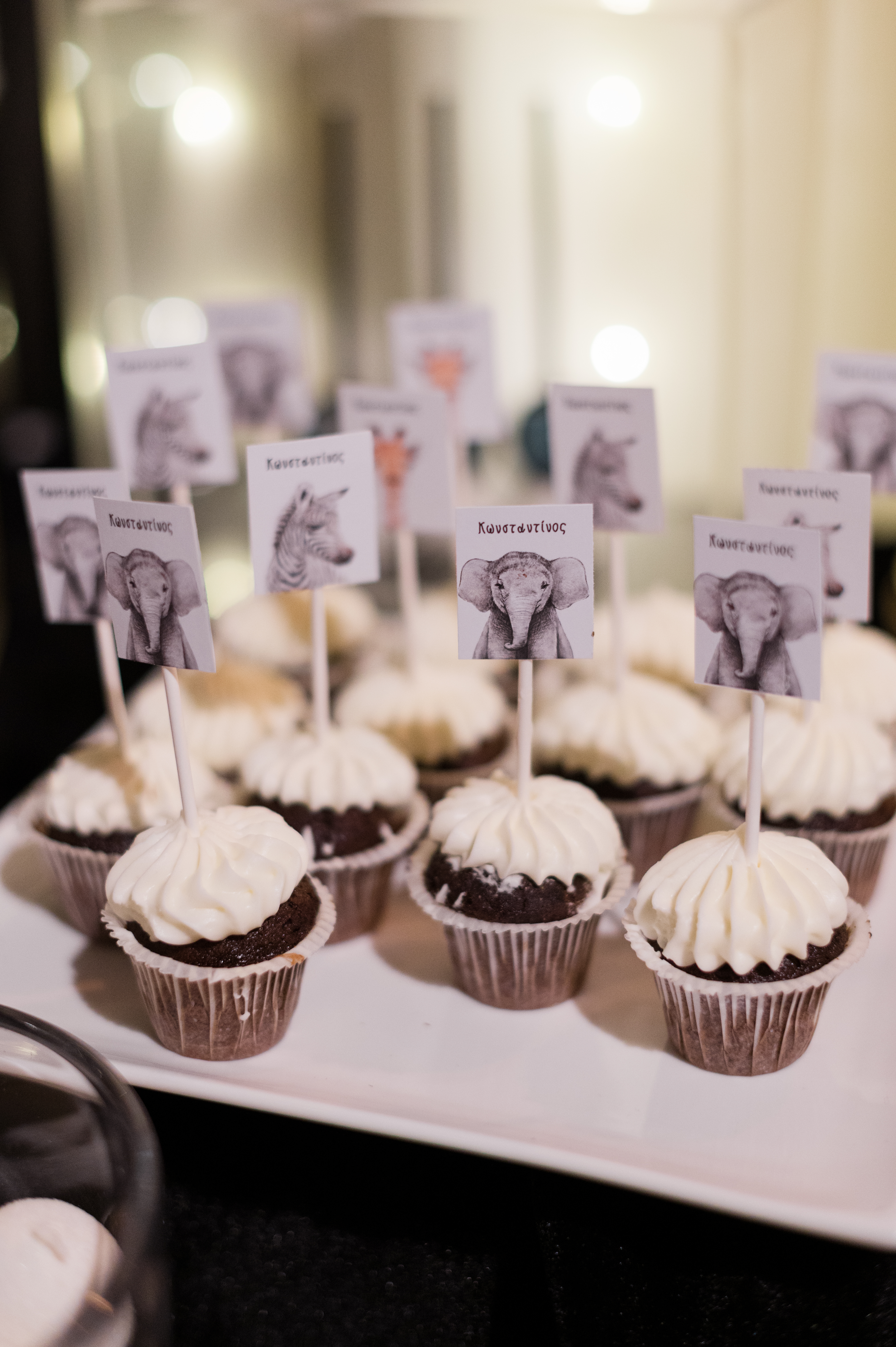 Η Βάπτιση του Κωνσταντίνου με θέμα Ζώα της Ζούγκλας